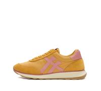 FitFlop Baskets Retro-Q en tissu/daim pour femme, Curcuma/Desert Blush, 5