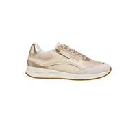 Geox Baskets D Bulmya B pour Femme, Papyrus/LT Gold, 40 EU