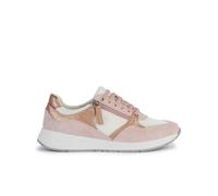 Geox Baskets D Bulmya B pour Femme, Lt Rose White, 38 EU
