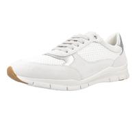 Baskets Femme - GEOX D SUKIE - Blanc - Lacets - Plat - Textile 39