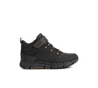 Geox Bottines garçon Flexyper ABX cuir et nubuck Imperméable Amphibiox Noir 36