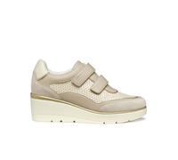 Geox Femme D ILDE A Basket, Papyrus/Lt Taupe, 39 EU