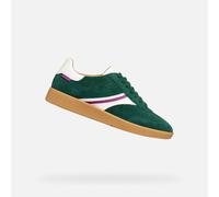 Geox Femme D Meleda Basket, Vert, 40 EU