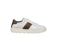 Geox Chaussures Spherica ECUB-1 blanc pur marron femme 37