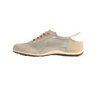 Baskets femme - GEOX - Vega - Beige - Cuir - Plat 38