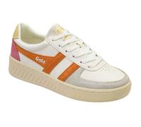 Baskets femme - GOLA - Grandslam Trident - Cuir - Orange - Semelle rembourrée 39