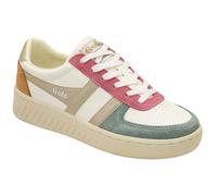 Baskets femme Gola Grandslam Trident - off white/green mist/gold/salmon 36