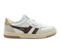 Gola Baskets Hawk Femme Blanc / Marron foncé / Or Taille 38