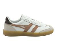 Gola Baskets femme Viper Cuir Blanc/Cameo/Marron foncé Semelle gum Taille 40