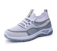 Baskets Femme Grande Taille Chaussures de Course en Mesh Respirante Légères Running Fitness Sneakers Tendances Légères Confortables Chaussures de Sport Marche Décontractée 38