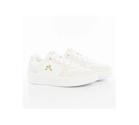 Baskets Femme - LE COQ SPORTIF - Cuir - Talon Plateau - Lacets Blancs 39