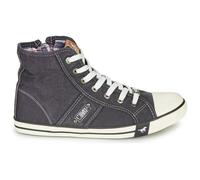 Baskets Femme - MUSTANG 1099506 - Talon plat - Fermeture à lacets et à zip - Noir 40