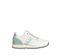 Napapijri, Femme, Chaussures, Blanc, Taille: 39 EU Baskets de sport chics à lacets avec détail contrasté