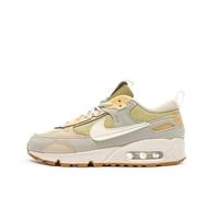 Baskets Femme Nike Air Max 90 Futura Dorees - Lacets - Talon Plat 38