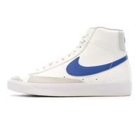 Baskets Femme Nike Blazer Mid 77 - Blanc/Bleu - Tige en cuir - Lacets 38 1/2