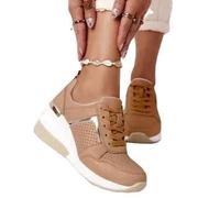 Baskets Femme - Non spécifié - Wedge - Talon Compensé - Confortable - Respirant 38