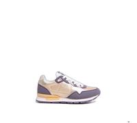 Baskets femme - PEPE JEANS - Brit Gala - Couleur powder wine - Lacets - Talon plat 38