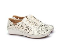 Pikolinos Chaussures plates P. Vallarta en cuir à lacets pour femme Blanc naturel Taille 39