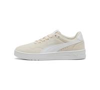 PUMA Sneakers en daim Court Lally Femme, Chaussures, Blanc, 40 40