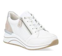 Baskets Femme - Remonte - D0T03-80 - Cuir - Lacets - Blanc 39