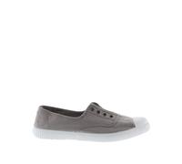 Victoria Baskets 1915 (106623) Toile teintée, élastique central, bout renforcé Femme Gris 38