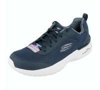 Skechers Femme air Dynamight-Fast Brak Baskets, Bleu (Navy Mesh/White Trim NVY), 38 EU
