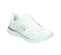 SKECHERS Baskets basses 'SUMMITS - SUITED' gris argenté / blanc, Taille 37