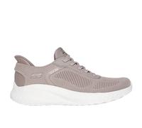 Skechers Femme Bobs Squad Chaos Current Muse Slip-In ENTRAINEUSE, Taupe Textile, 38 EU