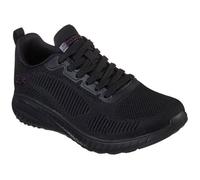 Skechers Femme Bobs Squad Chaos Face Off Footwear, Black Engineered Knit Trim, 40 EU