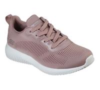 Baskets Femme SKECHERS Bobs Squad Tough Talk - Dessus Textile - Talon Plat - Rose 37