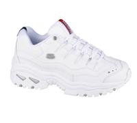 Skechers Baskets femme Energy Sneaker basse Cuir blanc Amorti et adhérence Taille 41