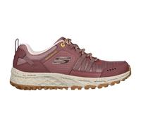 Skechers Chaussures de trekking Femme 180061 Mve Tige basse Maille en cuir Mauve Bordure jaune 38