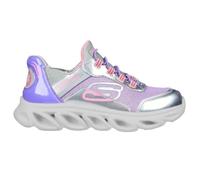 Baskets femme - SKECHERS - Flex Glide - Gris/Bleu/Rose - Lacets - Confort Pillow 34