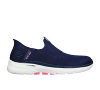 Skechers Femme Women's Hands Free Slip-ins Go Walk 6-Fabulous View Sneakers,Sports Shoes, Navy, 37 EU