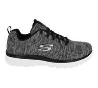 Baskets Femme - SKECHERS Graceful Twisted Fortune 12614-BKW - Tige Textile - Lacets - Noir 38