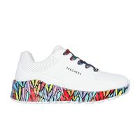 Skechers Baskets Uno Lite Subtle Love Fille Blanc UK 4