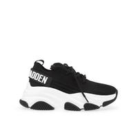 Baskets femme Steve Madden Protégé-E - Noir - Textile - Talon 7 cm - Lacets 38