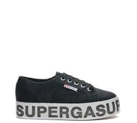 Baskets femme Superga 2790 - Cotw Glitter Lettering Noir 37