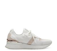 Tamaris Baskets basses pour femme – Semelle intérieure amovible – Rose Blanc Or Rose – 39 EU