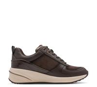 Tamaris Baskets Basses Plates pour Femme, Marron (Mocca Comb), 37