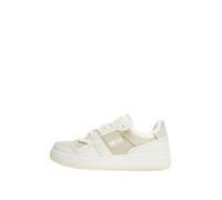 Baskets femme Tommy Jeans Ref 60610 Ivoire - TOMMY JEANS - Cuir - Lacets - Femme 37