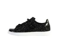 Baskets Femme - VICTORIA - 12558 Noir - Synthétique - Lacets - Plat 37