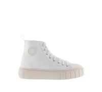 Baskets femme Victoria Abril Bottine Toile Blanc 37