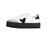Baskets femme - VICTORIA - Barcelona - Cuir de vachette - Éco-responsable - Talon plat 39