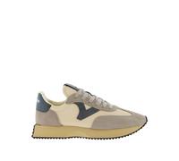 Baskets femme Victoria Cosmos Retro Nylon & Piezas Serraje & Suela Dentada Bleu 36
