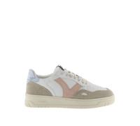 Victoria Baskets unisexe pour adulte Seúl 1257101 Effet cuir, pièces colorées et daim Celeste 38
