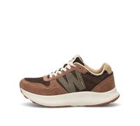 Baskets femme Woden Mathilde Runner Suede Marron 36