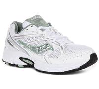 Baskets Femmes Saucony Ride Millennium Y2K Métallique Blanc Vert UK 3 - 8