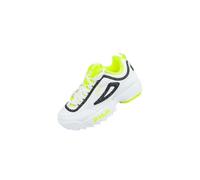 Baskets FILA Disruptor Noir-Jaune-Blanc - Mixte/Enfant - Synthétique - Lacets - Plat