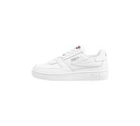 Fila - Baskets Blanc Bas Cuir Semelle en Caoutchouc - Homme - Chaussures - Blanc - Taille: 41 EU